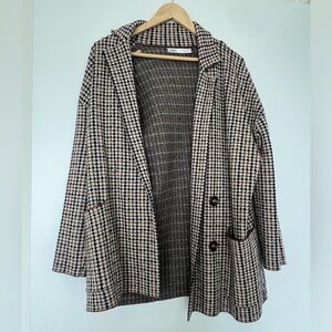 Houndstooth blazer
